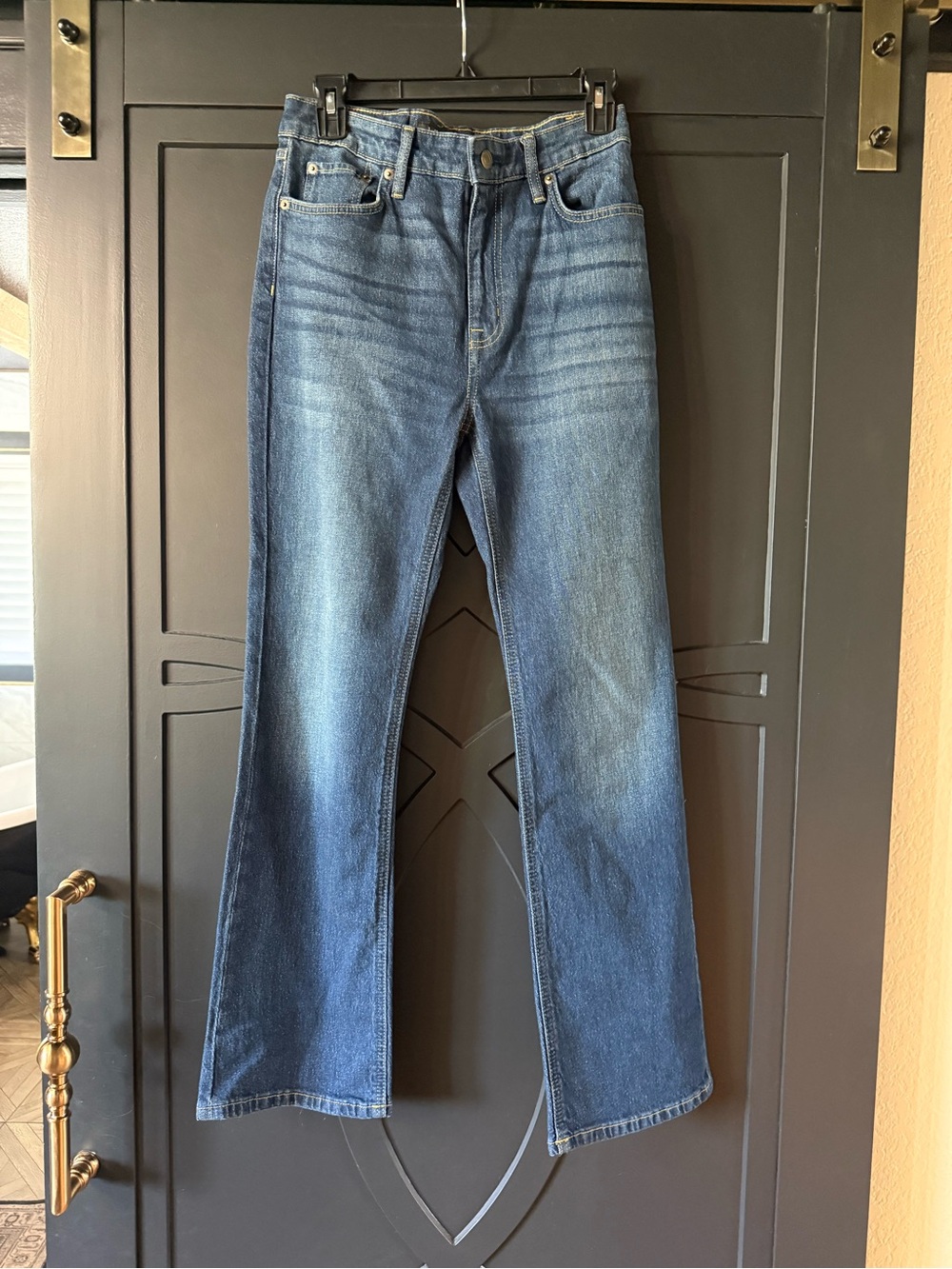 Classic Medium Blue Straight-Leg Jeans Ralph Lauren sz6